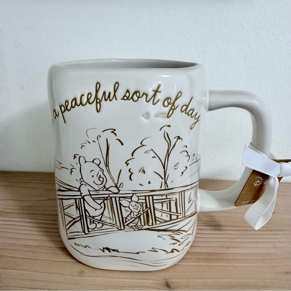 Rae Dunn Other - NWT Rae Dunn Disney Winnie the Pooh "A peaceful sort of day" mug with Piglet